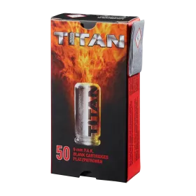 CART 9 MM PAK A BLANC TITAN PERFECTA X50