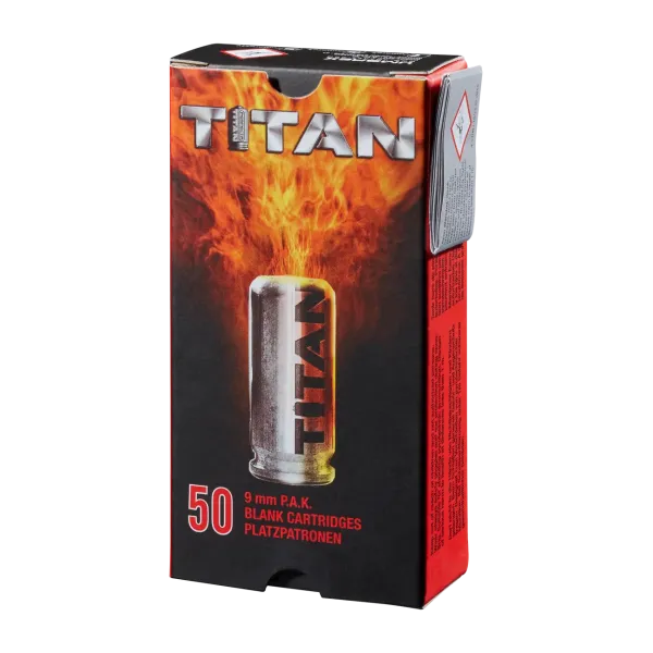 CART 9 MM PAK A BLANC TITAN PERFECTA X50
