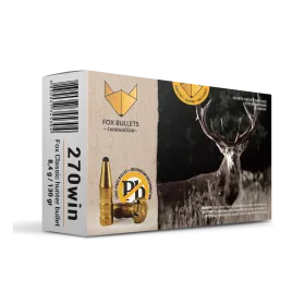 CART SANS PLOMB FOX BULLETS 270WIN FOX CLASSIC HUNTER 130 GR (PAR BOITE DE 20)