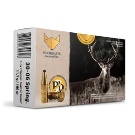 CART SANS PLOMB FOX BULLETS 30-06 FOX CLASSIC HUNTER 180 GR (PAR BOITE DE 20)