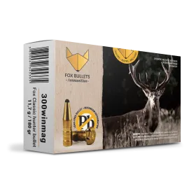 CART SANS PLOMB FOX BULLETS 300WM FOX CLASSIC HUNTER 180 GR (PAR BOITE DE 20)