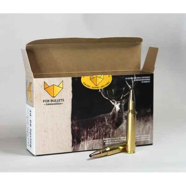 CART SANS PLOMB FOX BULLETS 308WIN FOX CLASSIC HUNTER 150 GR (PAR BOITE DE 20)