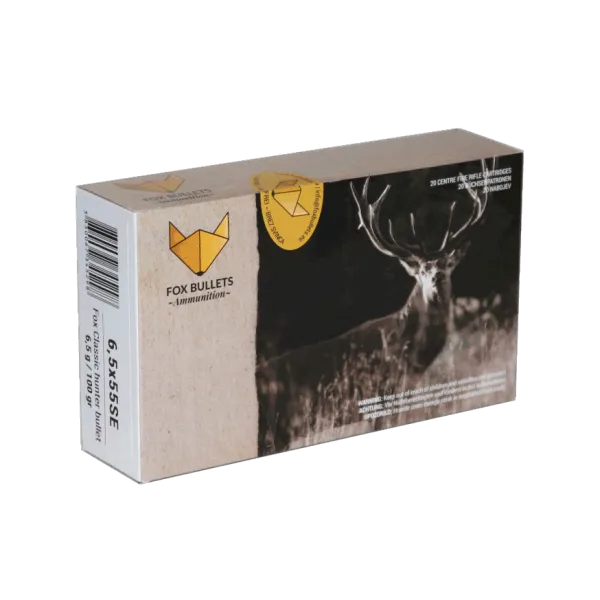 CART SANS PLOMB FOX BULLETS 6,5X55SE FOX CLASSIC HUNTER 100 GR (PAR BOITE DE 20)