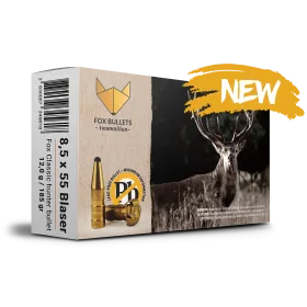 CART SANS PLOMB FOX BULLETS 8.5X55 BLASER FOX CLASSIC HUNTER 185GR (BOITE DE 20)