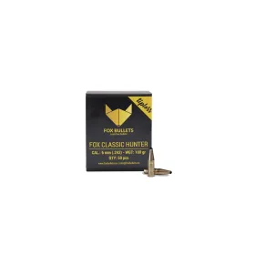 OGIVES SANS PLOMB FOX CLASSIC HUNTER 6MM (.243) 100 GR - 50 PIECES