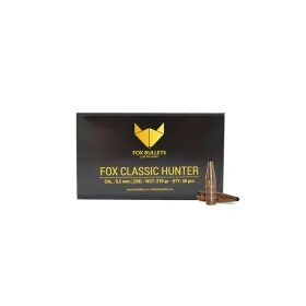 OGIVES SANS PLOMB FOX CLASSIC HUNTER 8,5 MM (.338) 210 GR - 50 PIECES