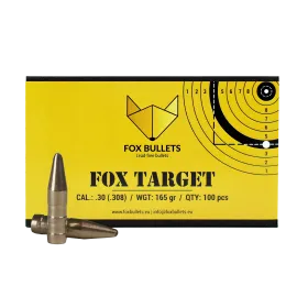 OGIVES SANS PLOMB FOX TARGET .30 (.308) 165 GR - 100 PIECES