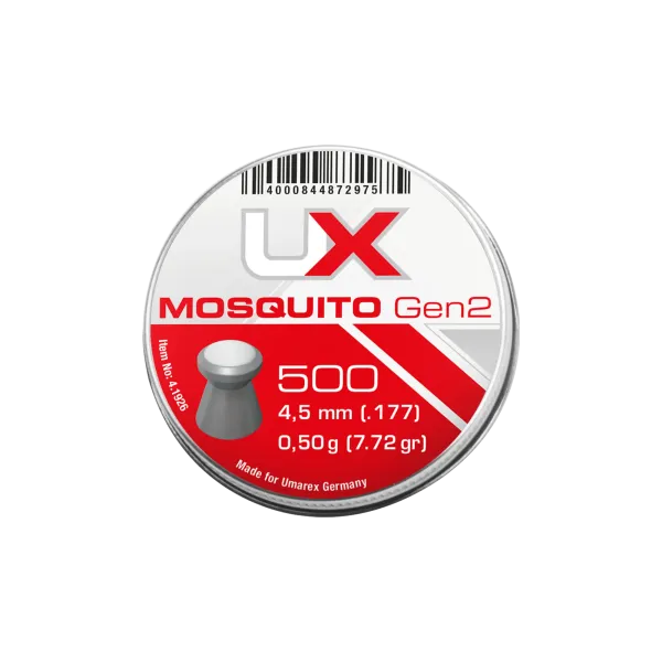 PLOMB PLAT UX MOSQUITO GEN2 CAL 4.5 MM 0.50G CDTNMT 5X500
