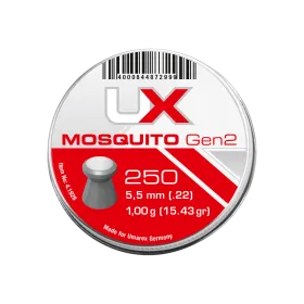 PLOMB PLAT UX MOSQUITO GEN2 CAL 5.5 MM 1.00G CDTNMT 5X250