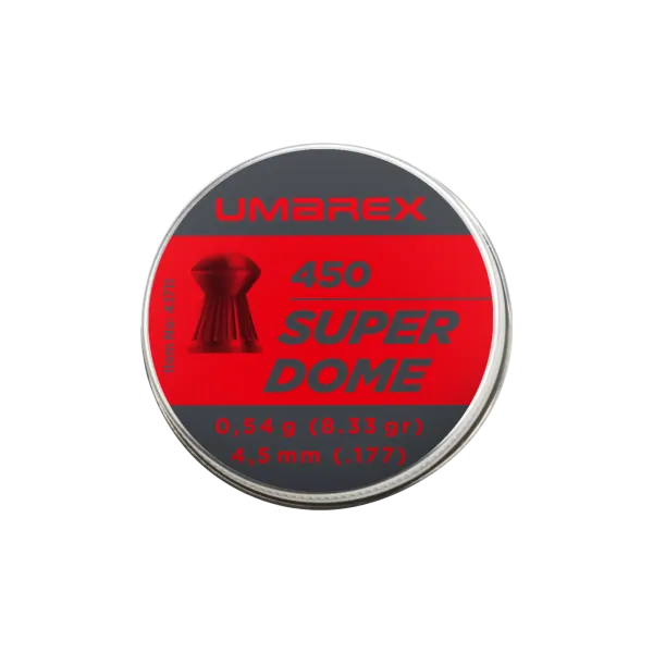 PLOMB SUPERDOME UMAREX TETE RONDE CAL 4.5 MM 0.54G X450