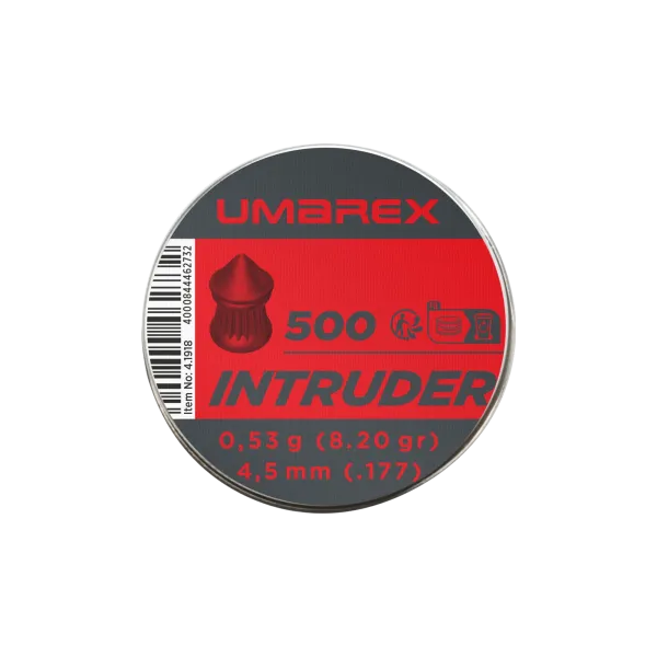 PLOMB UMAREX INTRUDER POINTU CAL 4.5 MM 0.52 G X500