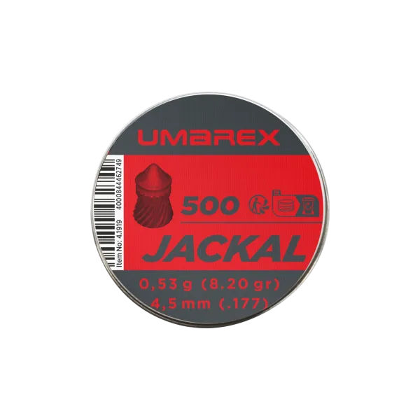 PLOMB UMAREX JACKAL POINTU CAL 4.5 MM 0.53 G X500