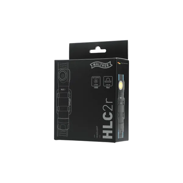 LAMPE FRONTALE WALTHER HLC2R RECHARGEABLE 1000 LUMENS
