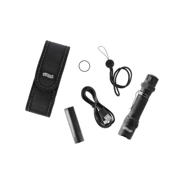 LAMPE TACTIQUE WALTHER TFC1 RECHARGEABLE 1500 LUMENS