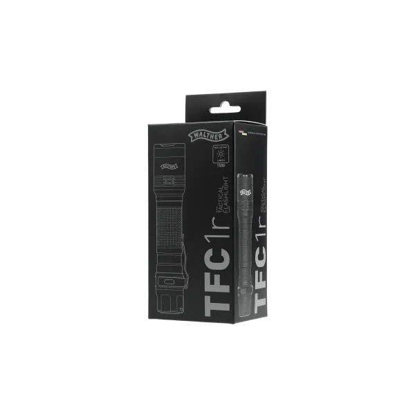 LAMPE TACTIQUE WALTHER TFC1 RECHARGEABLE 1500 LUMENS
