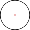 LUNETTE KONUS INVINCIBLE 5-50X60 RET FINE CROSSHAIR LUMINEUX ROUGE