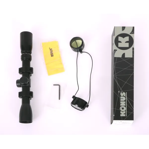 LUNETTE KONUS KONUSFIRE 3-9X32 RET 30/30 AVEC MONTAGE