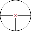 LUNETTE KONUS KONUSPRO M-30 1-4X24 RET GRAVE CIRCLE DOT LUMINEUX ROUGE-BLEU
