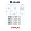 MONTAGE KONUS POUR RAIL WEAVER/PICATINNY DIAM 30 MM MEDIUM