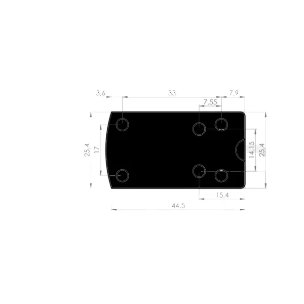 VISEUR KONUS FISSION-MR MONTAGE WEAVER EMPREINTE DELTAPOINT PRO