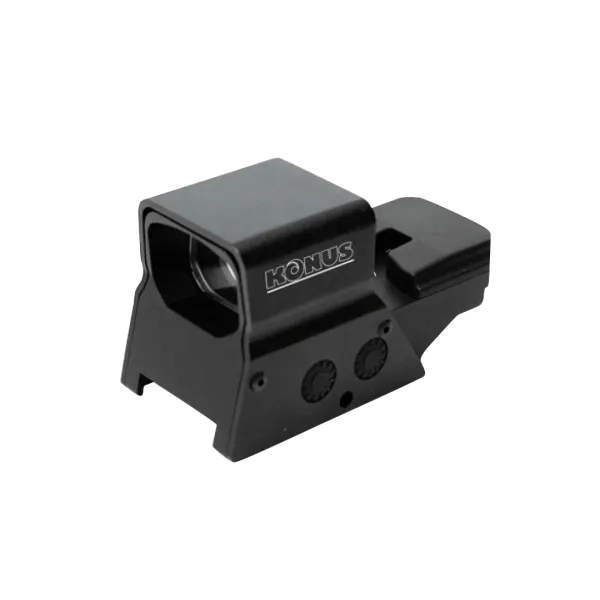 VISEUR KONUS SIGHT PRO R8 1X40 8 RETICULES LUMINEUX INTERCHANGEABLES ROUGE-VERT