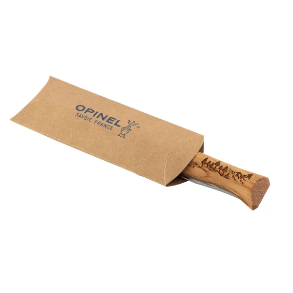 Couteau OPINEL 8 Inox Sanglier Chêne Opinel n°8 gravure Sanglier