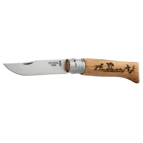 Couteau OPINEL 8 Inox Chien Chêne Opinel n°8 Chien