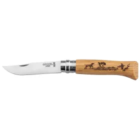 Couteau OPINEL 8 Inox Chien Chêne Opinel n°8 Chien