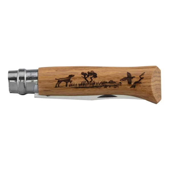 Couteau OPINEL 8 Inox Chien Chêne Opinel n°8 Chien