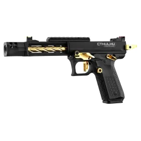 Pistolet GBB Lancer Tactical CTHULHU airsoft noir/or REP LT GBB CTHULHU NOIR/GOLD  !! px NET !!