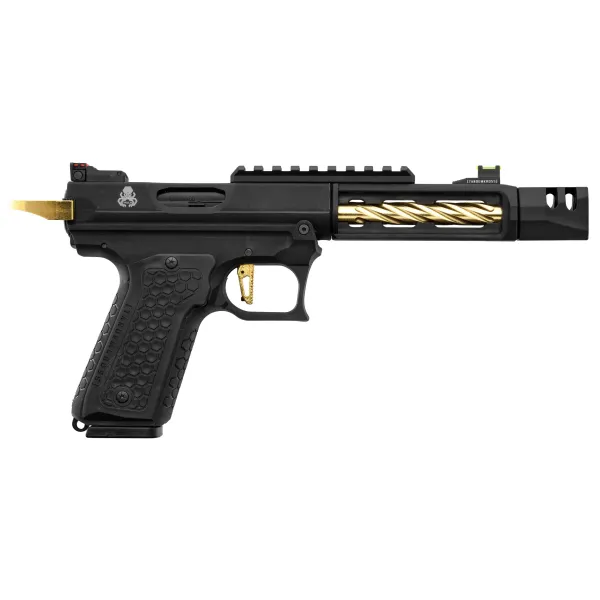 Pistolet GBB Lancer Tactical CTHULHU airsoft noir/or REP LT GBB CTHULHU NOIR/GOLD  !! px NET !!