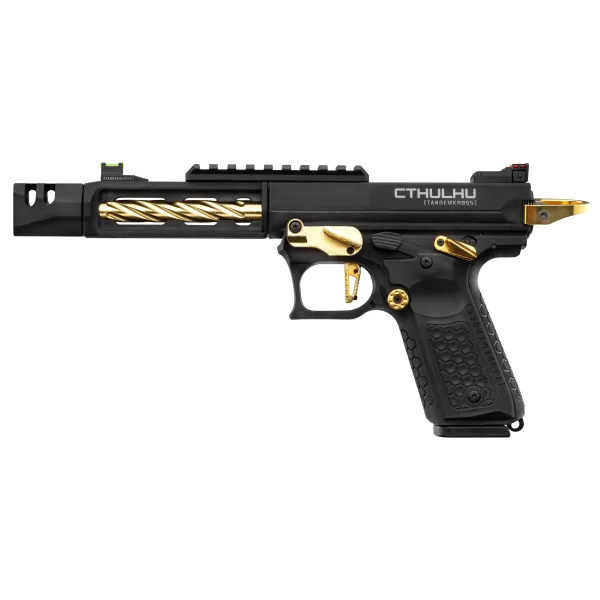 Pistolet GBB Lancer Tactical CTHULHU airsoft noir/or REP LT GBB CTHULHU NOIR/GOLD  !! px NET !!