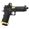Lancer Tactical HERACLES Hi-Capa 5.1 Noir/Gold RMR Pistolet Airsoft GBB HERACLES Hi-Capa 5.1 Noir/Gold avec RMR Lancer T