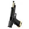 Lancer Tactical HERACLES Hi-Capa 5.1 Noir/Gold RMR Pistolet Airsoft GBB HERACLES Hi-Capa 5.1 Noir/Gold avec RMR Lancer T