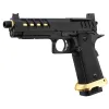 Lancer Tactical HERACLES Hi-Capa 5.1 Noir/Gold RMR Pistolet Airsoft GBB HERACLES Hi-Capa 5.1 Noir/Gold avec RMR Lancer T