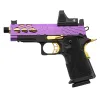 Lancer Tactical Stryk Hi-Capa 4.3 Violet/Or + RMR Pistolet Airsoft GBB Stryk Hi-Capa 4.3 + RMR violet/or Lancer Tactical