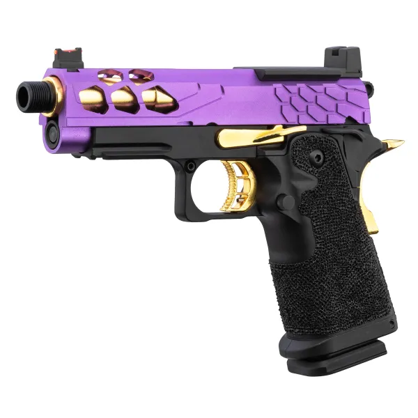Lancer Tactical Stryk Hi-Capa 4.3 Violet/Or Pistolet Airsoft GBB Stryk Hi-Capa 4.3 violet/or Lancer Tactical
