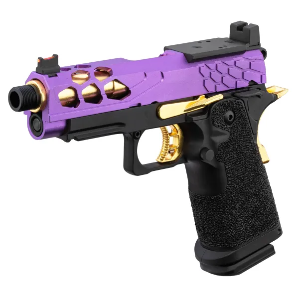 Lancer Tactical Stryk Hi-Capa 4.3 Violet/Or Pistolet Airsoft GBB Stryk Hi-Capa 4.3 violet/or Lancer Tactical