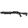 Fusil à pompe Gaz M870 Strike Industries noir airsoft M870 Full black crosse M4