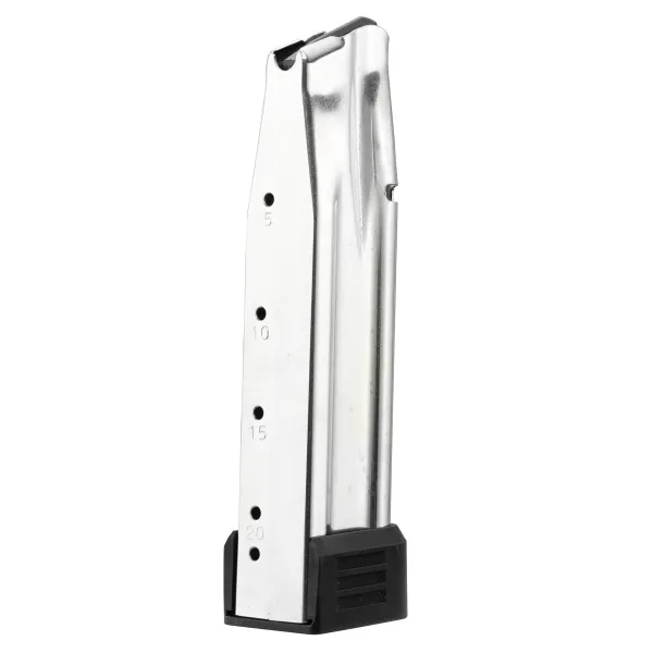 Chargeur 20 coups pour 2011 cal 9x19 - 140 mm Chargeur 20 coups 2011 9x19 acier stainless