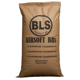 Billes 6mm Airsoft biodégradables BLS – Sac de 10 kg 0.28g