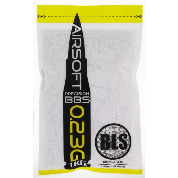 Billes 0.23g BLS STD 6mm – Sachet de 1 kg BB BILLES BLS STD SACHET 1KG - 0.23g