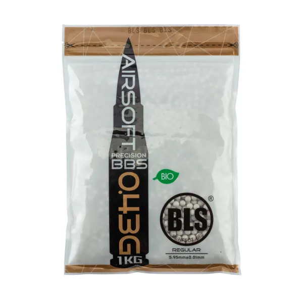 Billes lourdes 6mm airsoft biodégradables BLS BIO 0.43g – Sac de 1 kg BB BILLES BLS STD SACHET 1KG - BIO - 0.43g