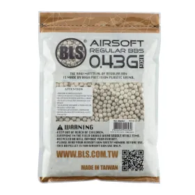 Billes lourdes 0.43g airsoft BLS – Sac de 1 kg Sachet 1kg billes 0.43g BLS