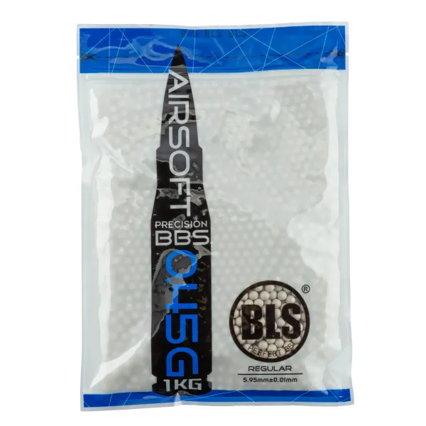 Billes lourdes 0.45g airsoft BLS – Sac de 1 kg Sachet 1KG Billes 0.45g BLS