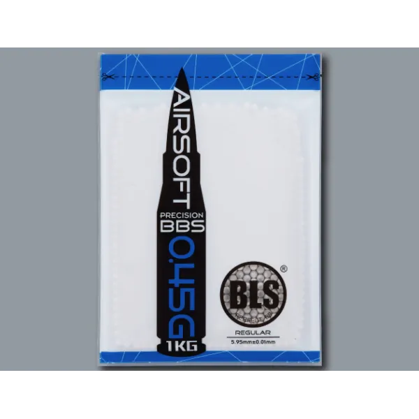 Billes lourdes 0.45g airsoft BLS – Sac de 1 kg Sachet 1KG Billes 0.45g BLS