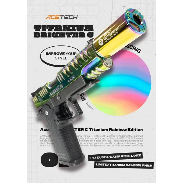 Silencieux Traceur Brighter C Titanium Acetech TRACER UNIT BRIGHTER C TITANIUM