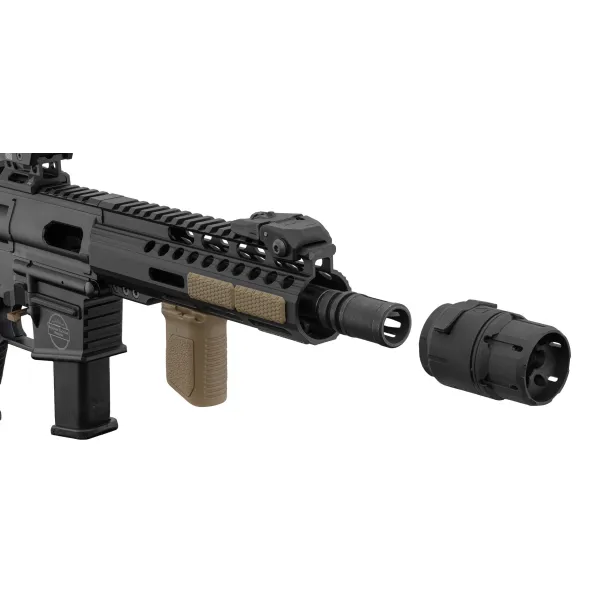 Compensateur anti blast STRIKE INDUSTRIES montage QD cal 5.56/9mm Compensateur Anti Blast Qd Strike Indus. Compatible Fd