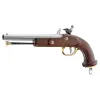 Pack Davide Pedersoli Mamelouk Cal.54 KIT PISTOLET MAMELOUK A SILEX CAL 54 + 100 BALLES/CALEPINS + MALLETTE