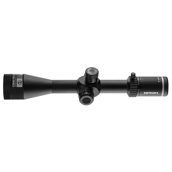 Lunette RITON 3 CONQUER 6-24x50 FFP MRAD réticule Lumineux OPTIQUE RITON 3 CONQUER 6-24X50 MRAD IL DIAM 30 (SANS COLLIER